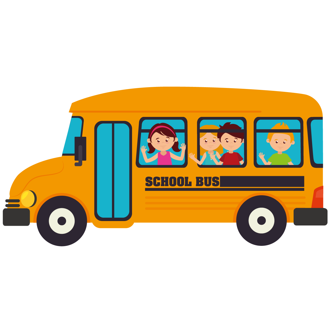 School bus Transport - Cartoon school bus png download - 1276*1276