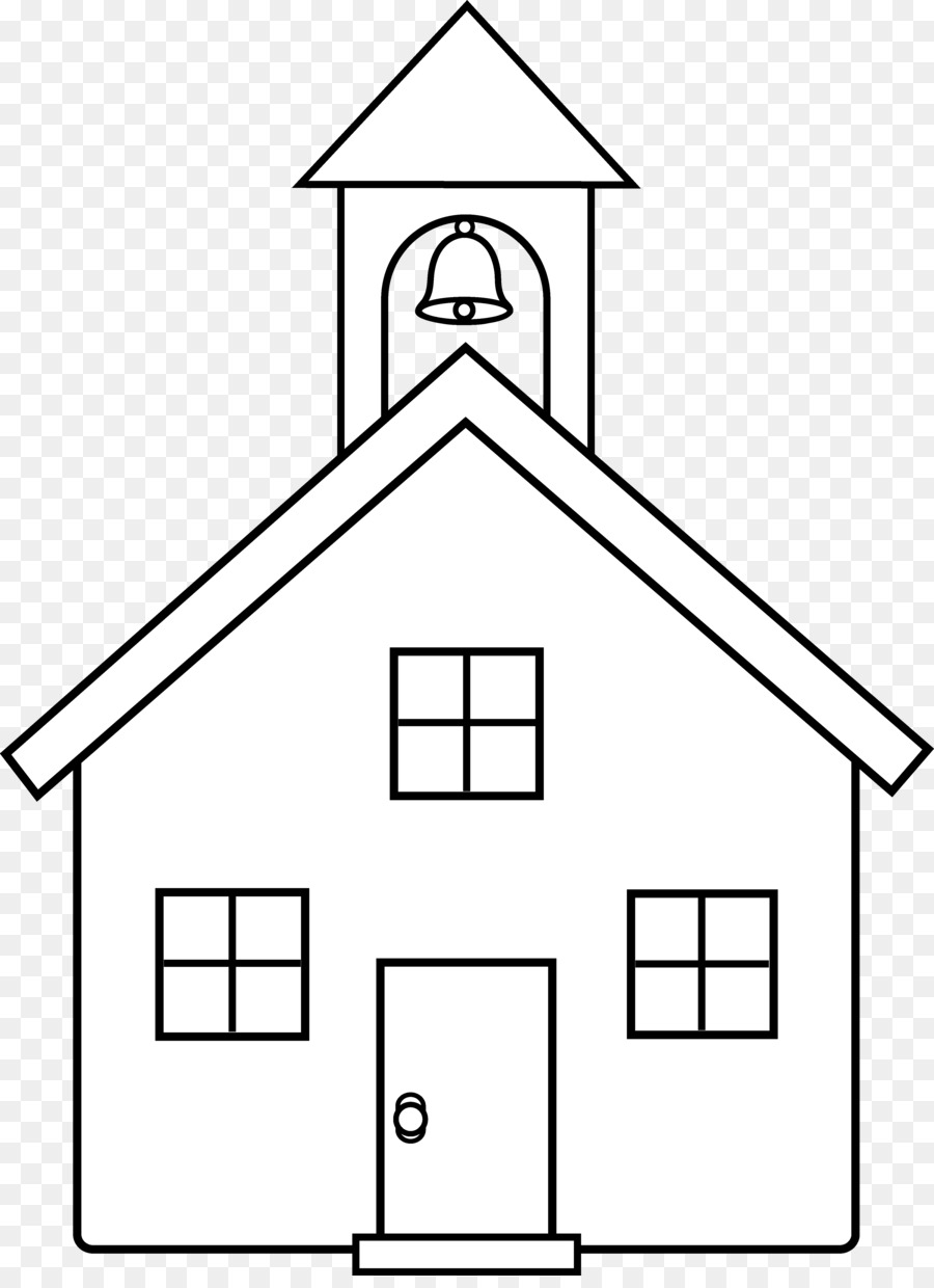 Black and white Church Christian art Clip art - Schoolhouse Cliparts png download - 4248*5798 - Free Transparent Black And White png Download.