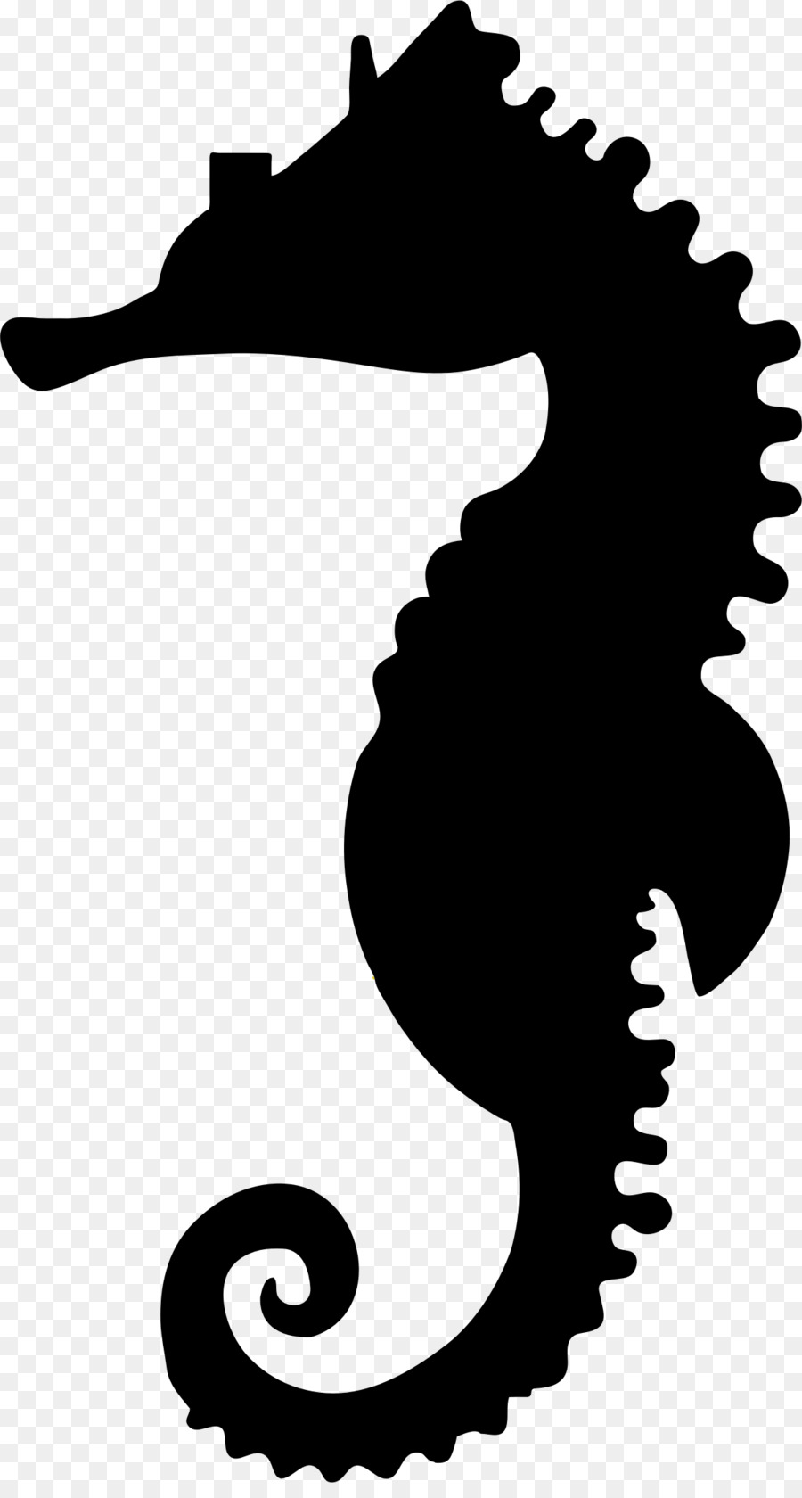 Seahorse Silhouette Clip art - seahorse png download - 1210*2236 - Free Transparent  Seahorse png Download.