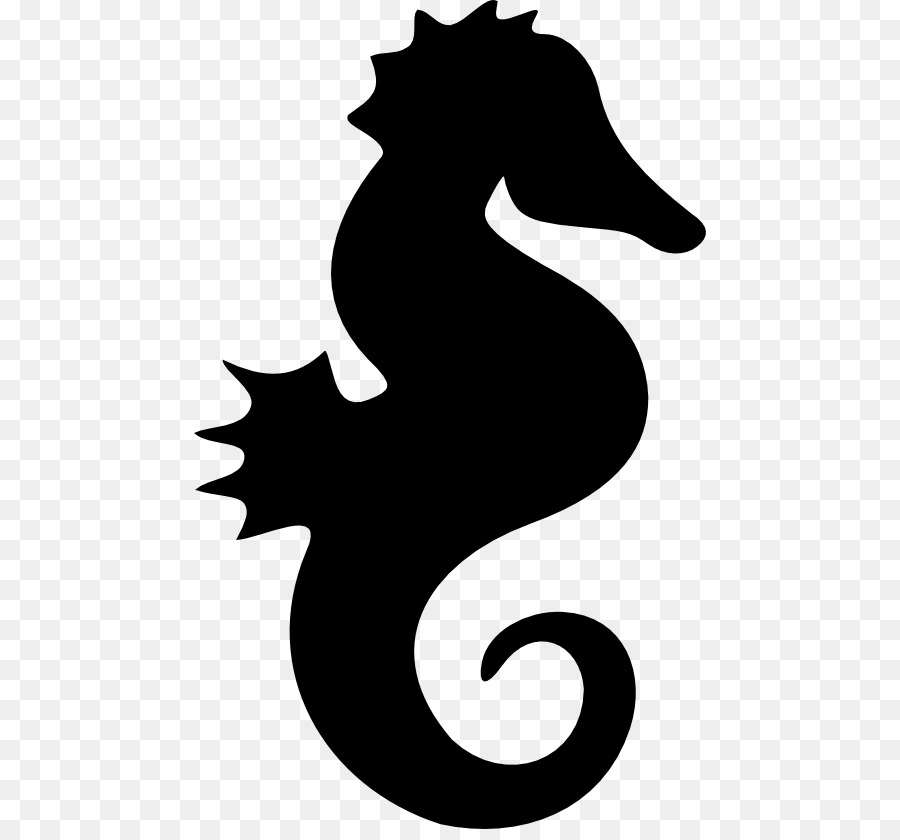 Seahorse Silhouette Clip art - seahorse png download - 512*829 - Free Transparent  Seahorse png Download.