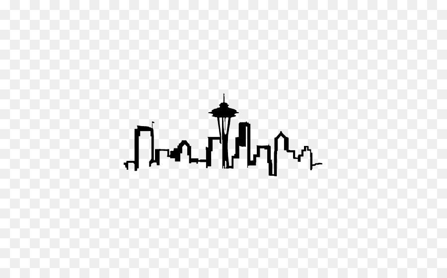 Seattle Skyline Drawing Silhouette - Silhouette png download - 553*553 - Free Transparent Seattle png Download.