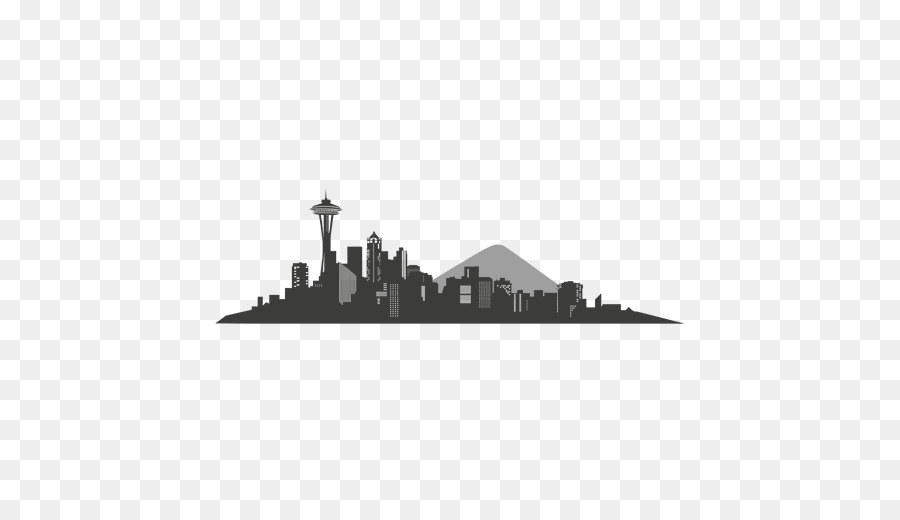 Seattle Skyline Silhouette Clip art - city silhouette png download - 512*512 - Free Transparent Seattle png Download.