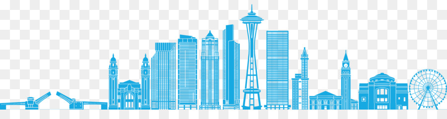 Skyline Stock photography Seattle - school skyline png download - 2000*490 - Free Transparent Skyline png Download.