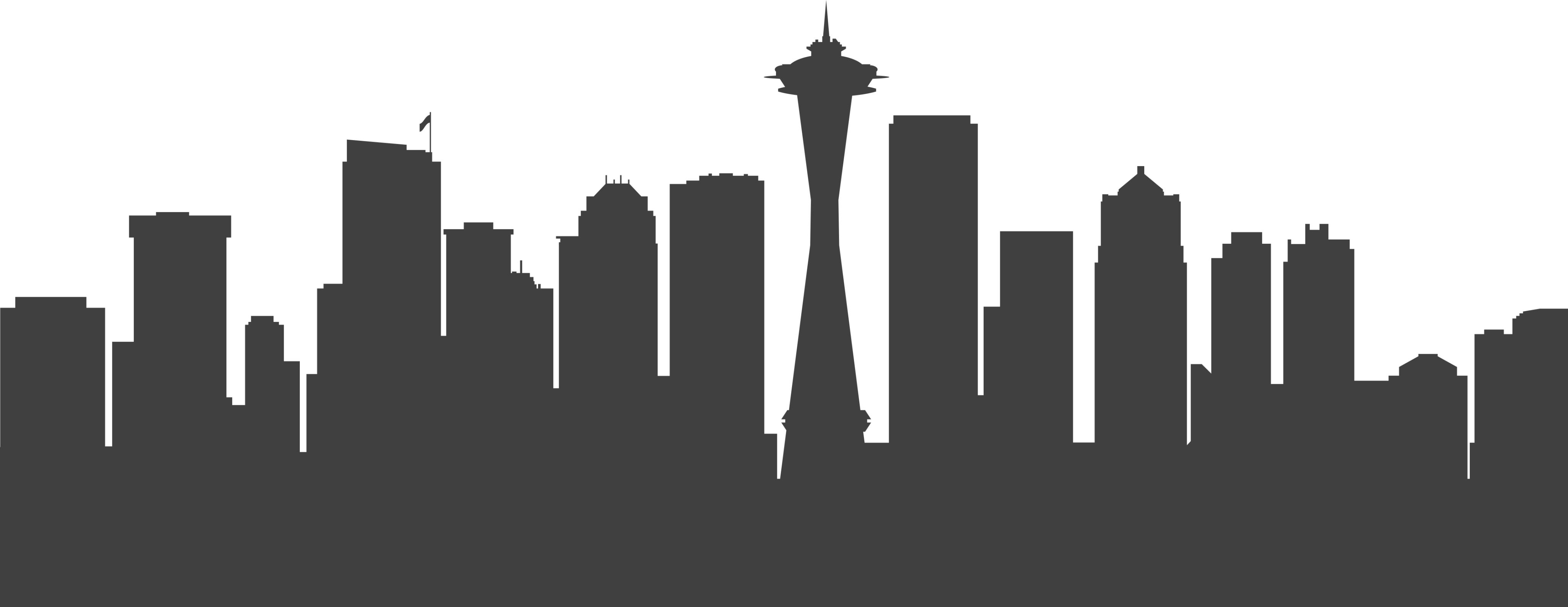Seattle Vector graphics Skyline Stock illustration - seattle cityscape  wallpaper png download - 4100*1586 - Free Transparent Seattle png Download.  - Clip Art Library