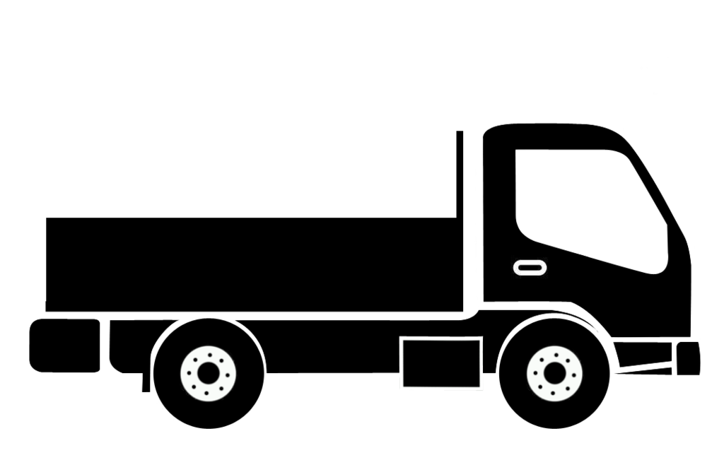 Semi Truck Vector Art Shilohette