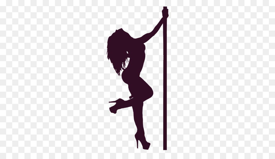 Silhouette Pole dance Poster Performing arts - Silhouette png download - 512*512 - Free Transparent  png Download.