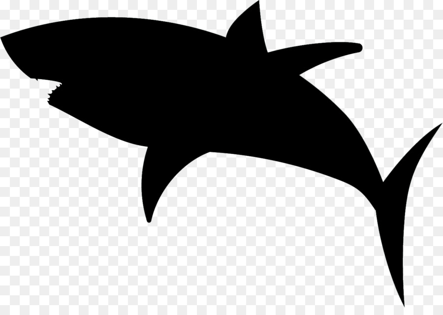 Great white shark Silhouette - shark png download - 1310*909 - Free Transparent Shark png Download.