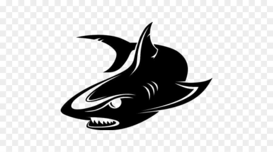 Great white shark Logo Sticker - shark png download - 500*500 - Free Transparent Shark png Download.