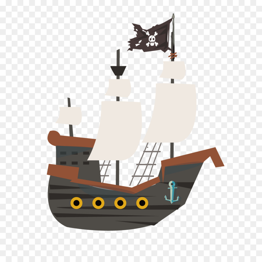 Piracy Ship Cartoon - Cartoon pirate ship png download - 1276*1276 - Free Transparent Piracy png Download.