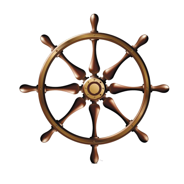 Ships Wheel Helmsman Clip Art - Steering Wheel Png Download - 600*600 