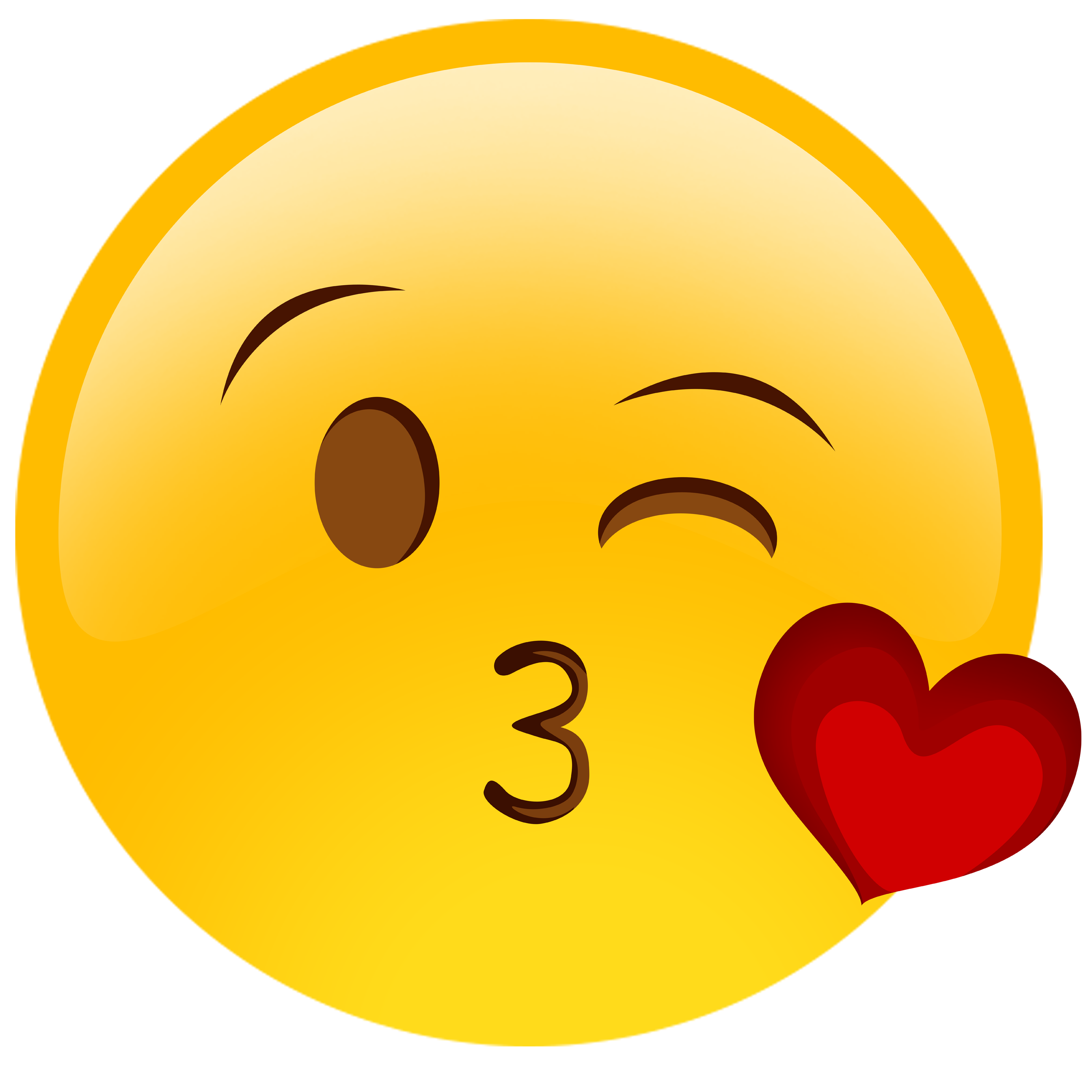 Face with Tears of Joy emoji Kiss Wink Smiley - faces png download