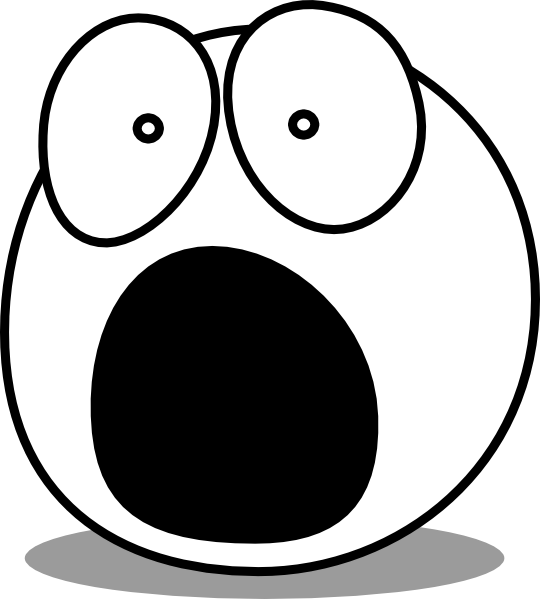 Smiley Face Clip Art Shocked Face Png Download 540599 Free
