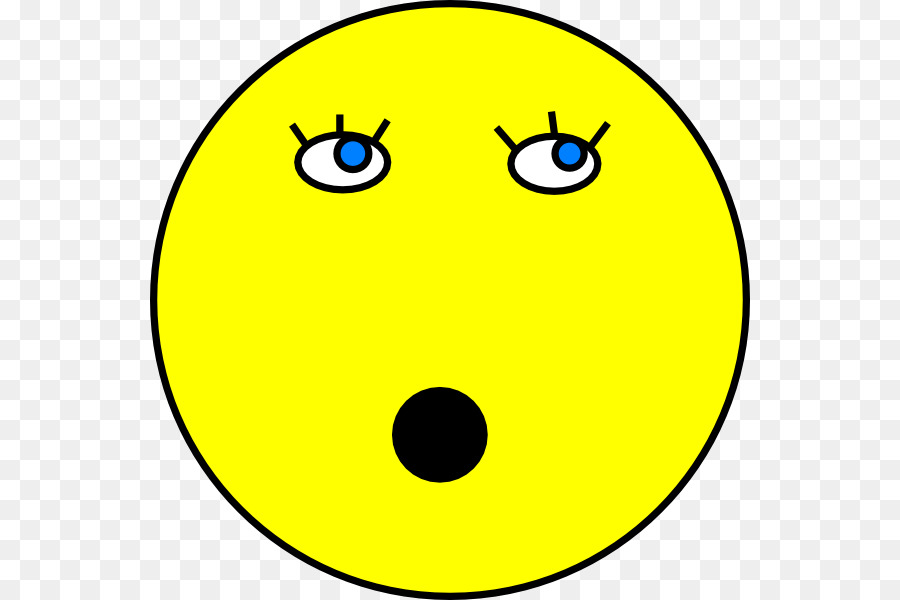 Smiley Face Emoticon Clip art - Shocked Smiley Face png download - 600*600 - Free Transparent Smiley png Download.