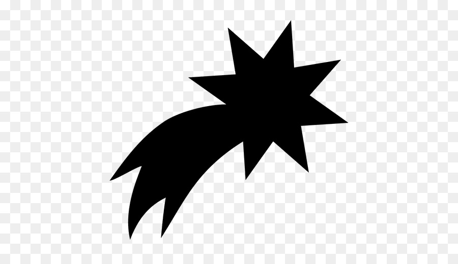 Star Silhouette Clip art - shooting star png download - 512*512 - Free Transparent Star png Download.