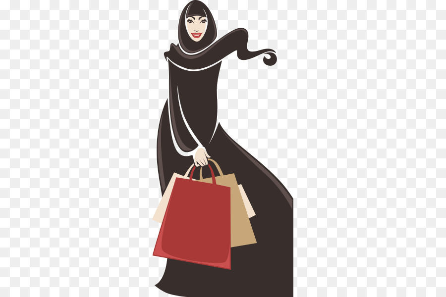 Shopping Woman Hijab - ?ener ?en png download - 440*600 - Free Transparent Shopping png Download.