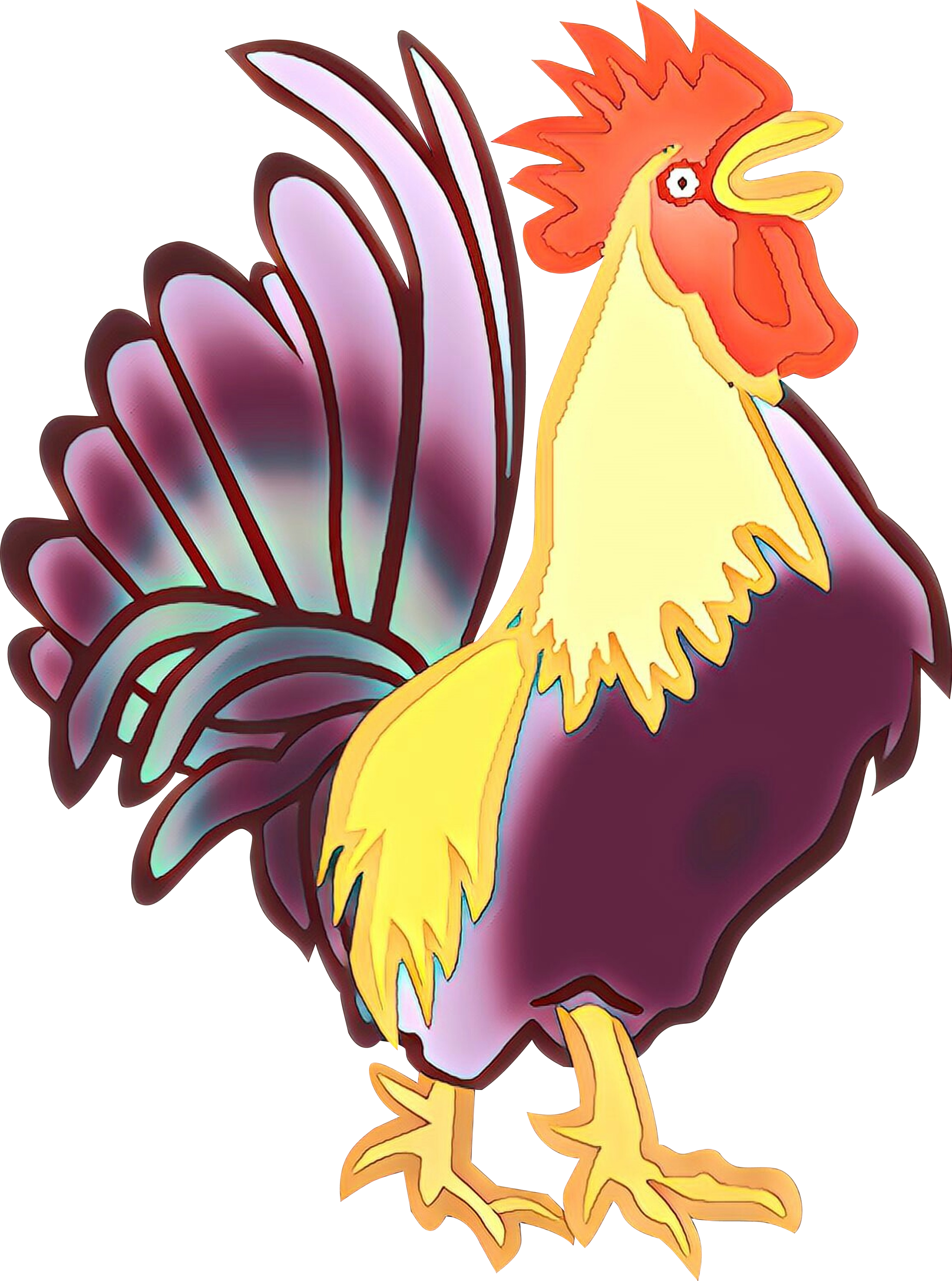Rooster Chicken Drawing Ceramic animation - png download - 2229*2999