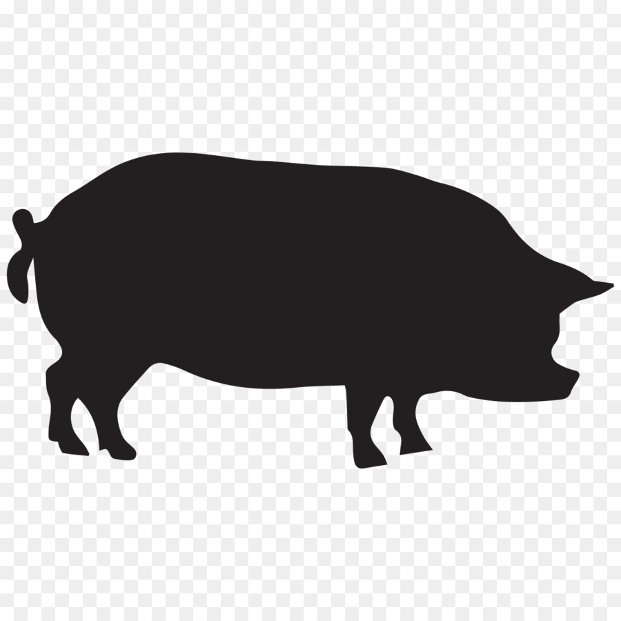 Guinea pig Silhouette Clip art - fat pig png download - 1200*1200 - Free Transparent Pig png Download.