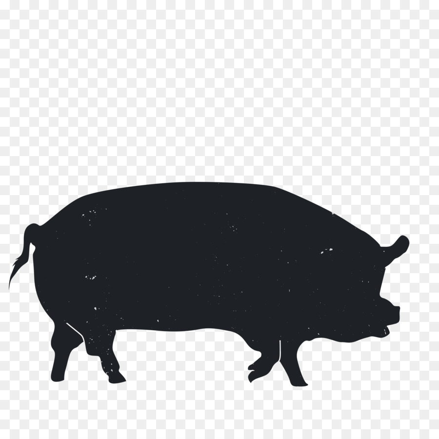Holstein Friesian cattle Asturian Valley cattle Domestic pig Asturias Silhouette - Animal Silhouettes png download - 3600*3600 - Free Transparent Holstein Friesian Cattle png Download.