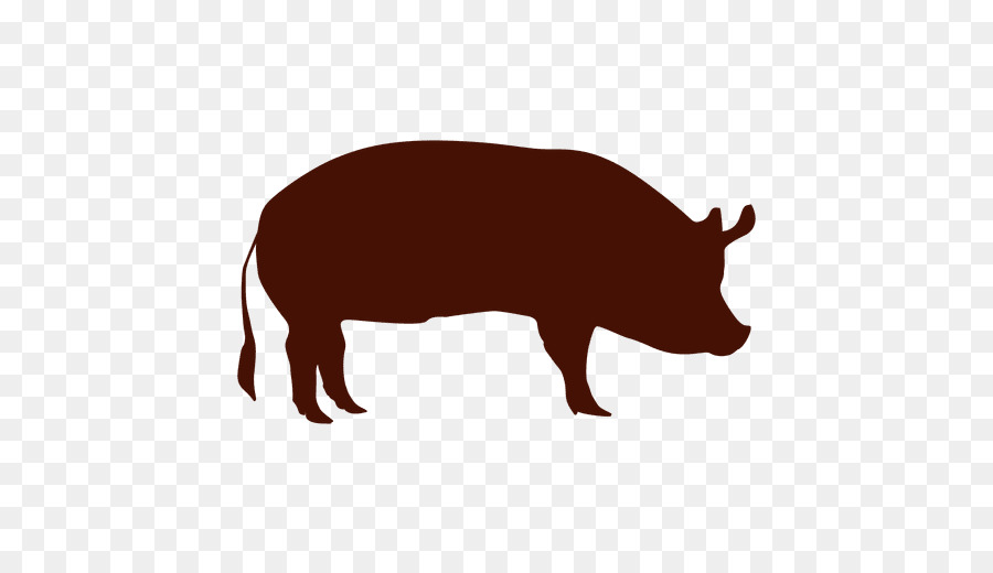 Pig Clip art Vector graphics Silhouette Portable Network Graphics - pig png download - 512*512 - Free Transparent Pig png Download.