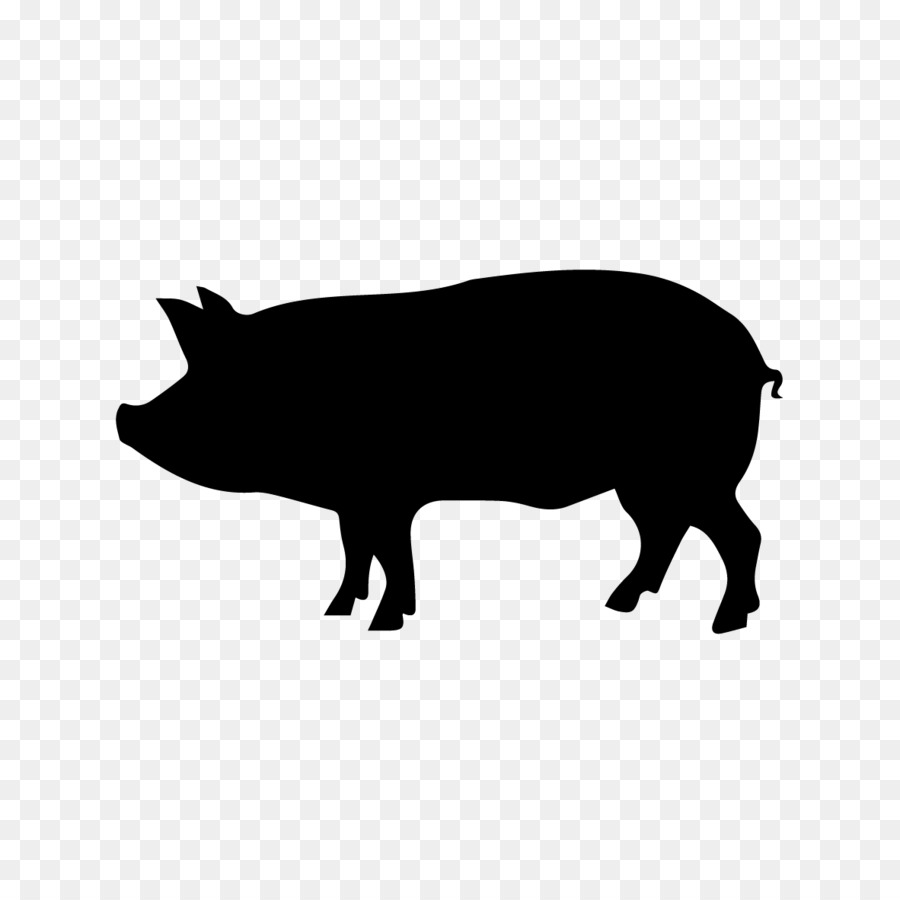 Pig Silhouette Clip art - pig png download - 1182*1182 - Free Transparent Pig png Download.
