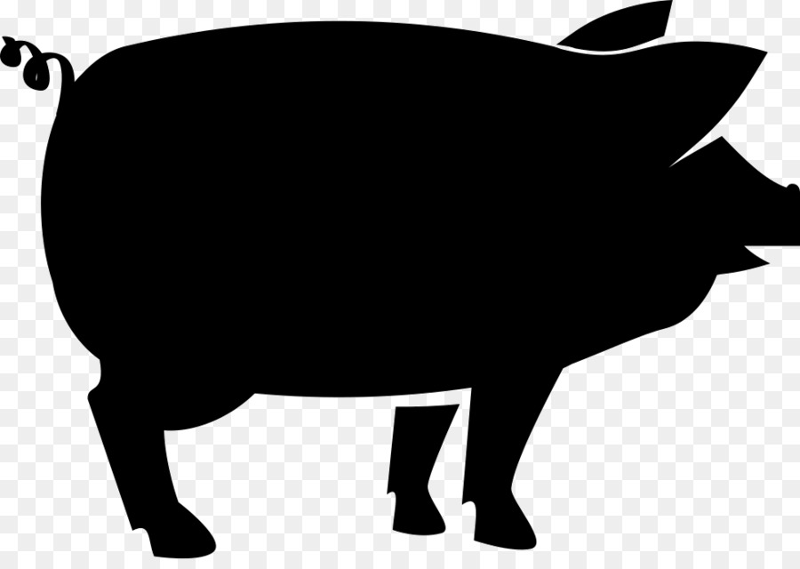 Clip art Daddy Pig Mummy Pig Large White pig Portable Network Graphics - show pig silhouette png livestock png download - 980*685 - Free Transparent Daddy Pig png Download.