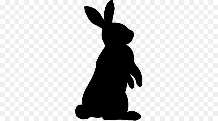 Domestic rabbit Hare Easter Bunny Silhouette Clip art - Silhouette png download - 500*500 - Free Transparent Domestic Rabbit png Download.