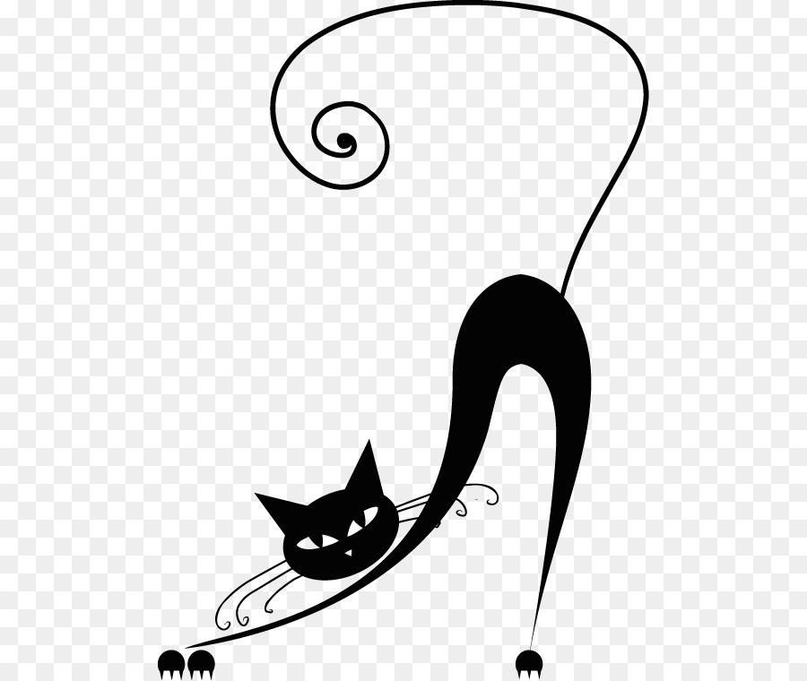 Kitten Black cat British Longhair Siamese cat Silhouette - kitten png download - 548*759 - Free Transparent Kitten png Download.