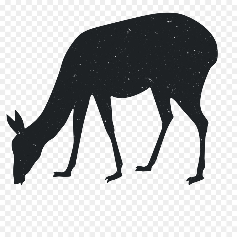 Reindeer Silhouette Computer file - Animal Silhouettes png download - 3600*3600 - Free Transparent Reindeer png Download.