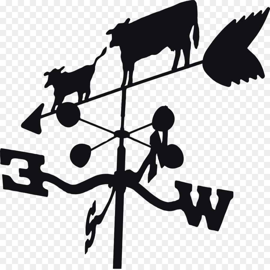 Weather vane Cattle Clip art - Arrow silhouette png download - 2338*2328 - Free Transparent Weather Vane png Download.