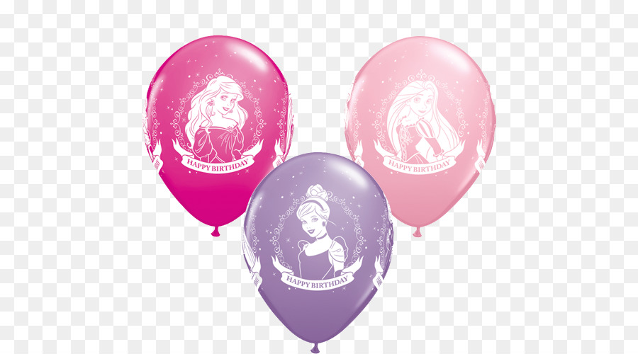 Balloon Disney Princess Birthday cake Belle - balloon png download - 500*500 - Free Transparent Balloon png Download.
