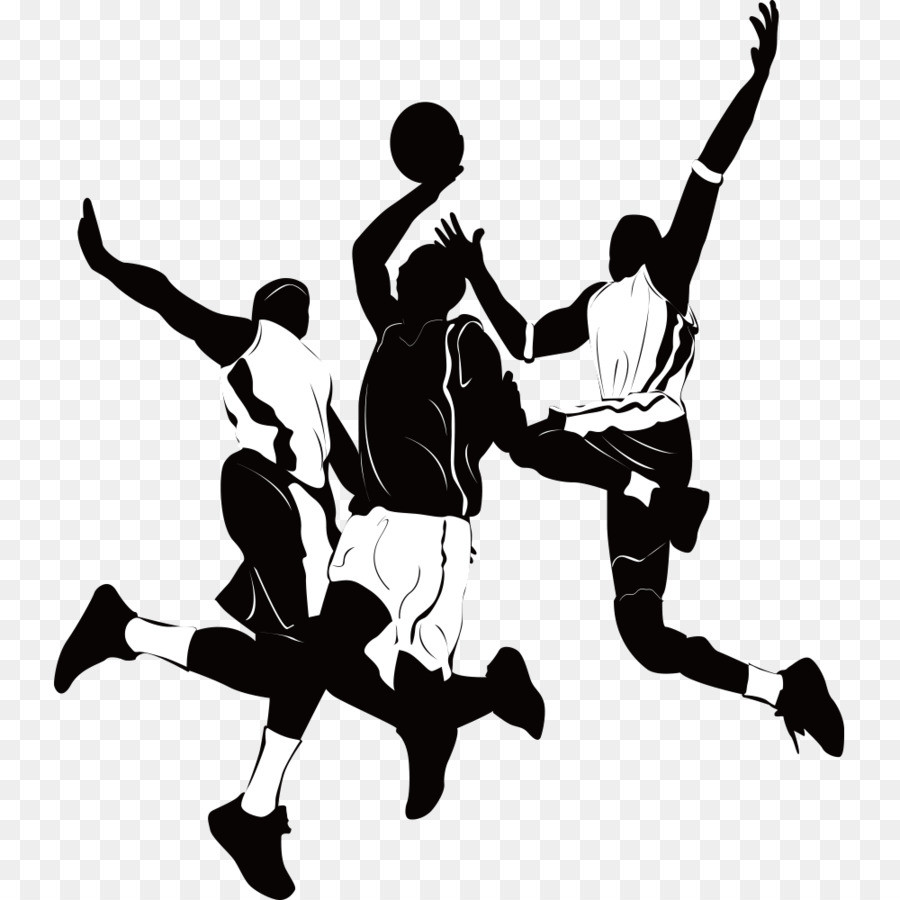 Basketball player Athlete Sport Silhouette - projection,physical education,movement,basketball png download - 1000*1000 - Free Transparent Basketball png Download.