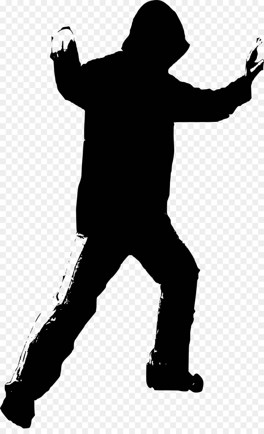 Silhouette Boxing Trivia Black and white - Silhouette png download - 1571*2551 - Free Transparent Silhouette png Download.