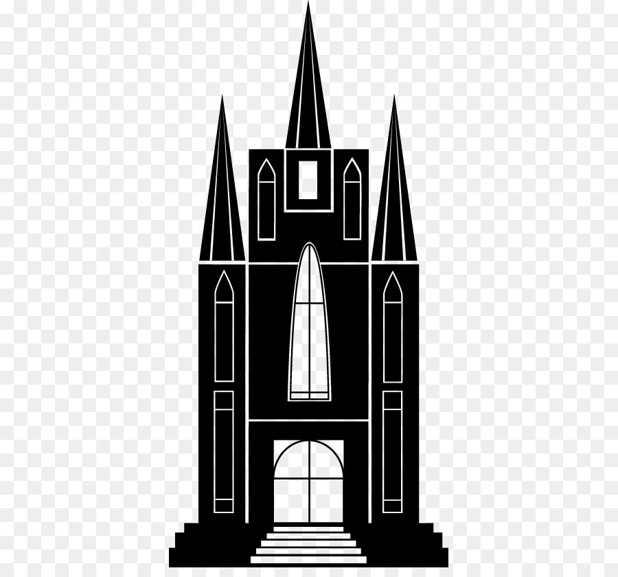 Silhouette Architecture Download - Catholic Church silhouette vector material png download - 407*826 - Free Transparent Silhouette png Download.