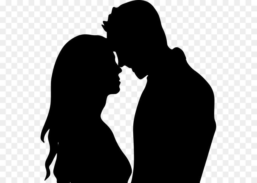 Silhouette Clip art Romance Portable Network Graphics - cheating couple png download - 615*640 - Free Transparent Silhouette png Download.