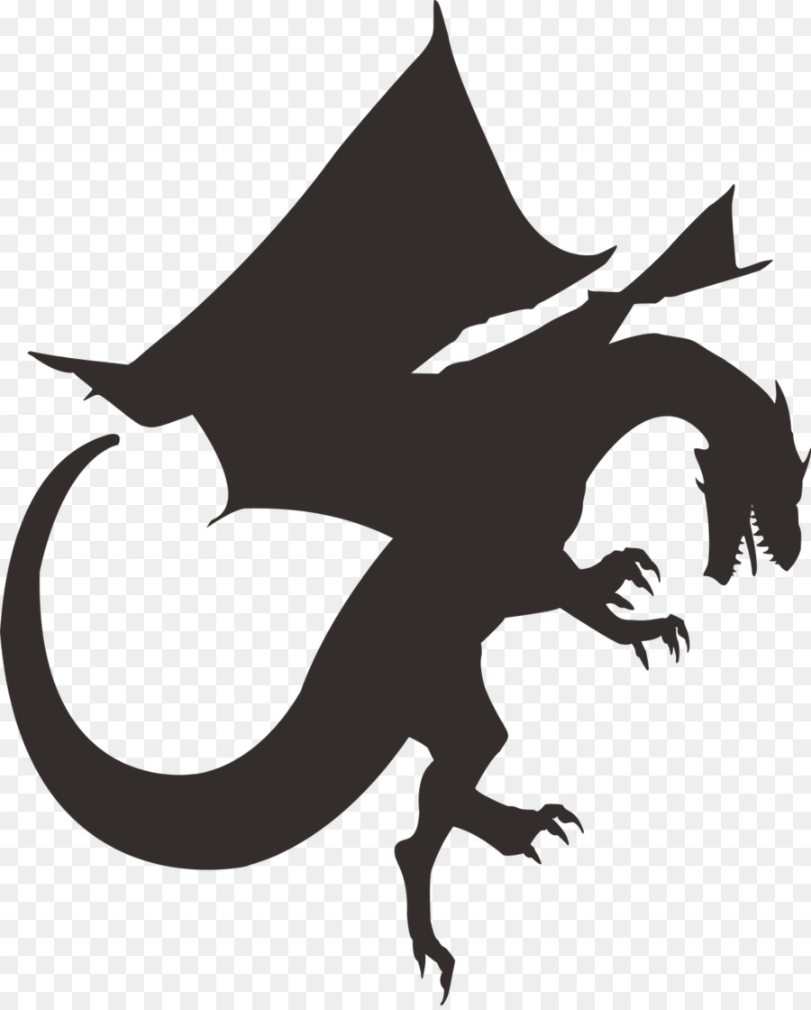 Dragon Silhouette Clip art - paper-cut dragon png download - 1033*1280 - Free Transparent Dragon png Download.