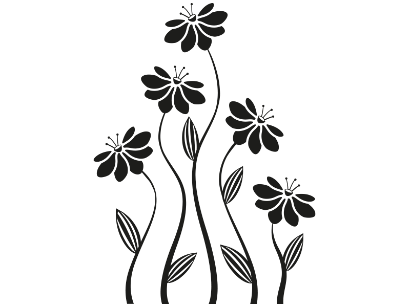 Floral design Royalty-free Silhouette Flower - Silhouette png download