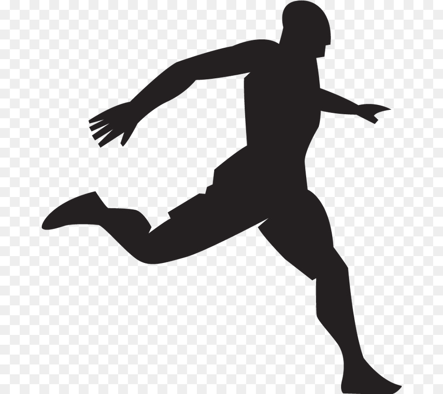 Clip art Football player Athlete Silhouette - athlete running png download - 732*800 - Free Transparent Football Player png Download.