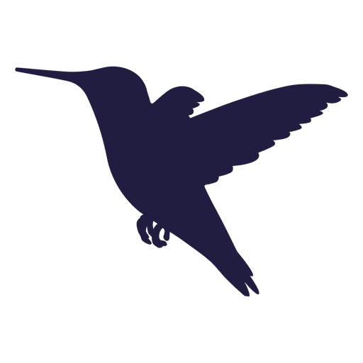 Hummingbird Silhouette Drawing Silhouette Png Download 512512