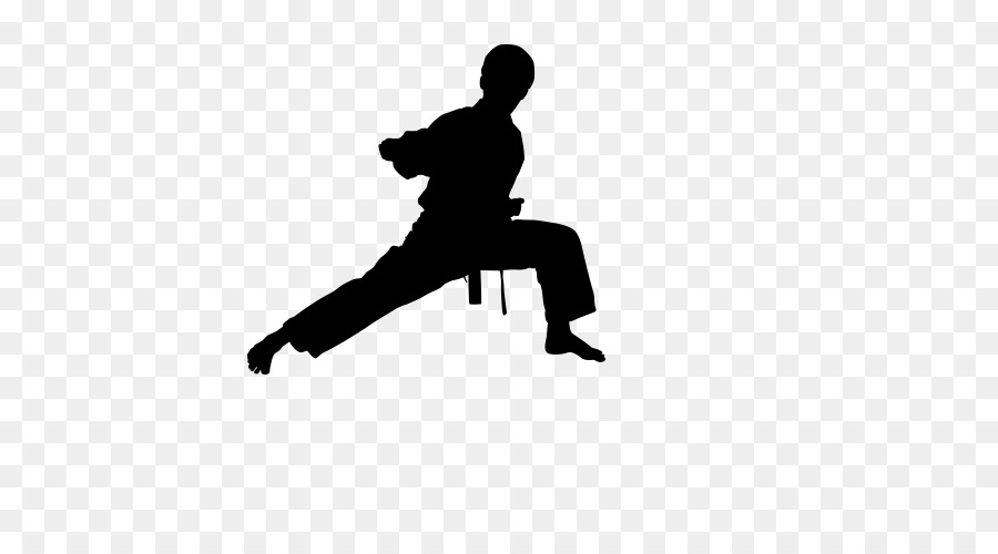 Martial arts Karate Silhouette Clip art - Fight png download - 500*500 - Free Transparent Martial Arts png Download.