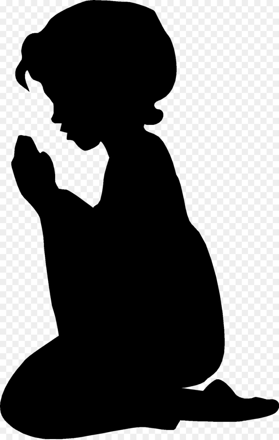 Clip Arts Related To : Silhouette Kneeling Drawing Clip art - Silhouette pn...