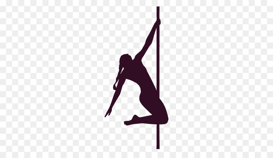 Silhouette Pole dance Drawing - Silhouette png download - 512*512 - Free Transparent Silhouette png Download.