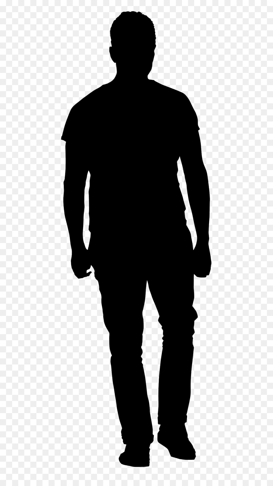 Silhouette Man Clip art Stock photography Image -  png download - 515*1600 - Free Transparent Silhouette png Download.