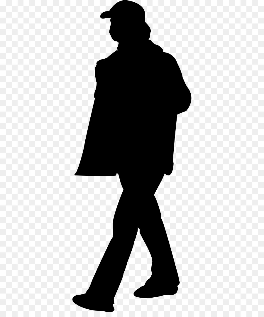Silhouette Homo sapiens Man Clip art - Silhouette png download - 407*1064 - Free Transparent Silhouette png Download.