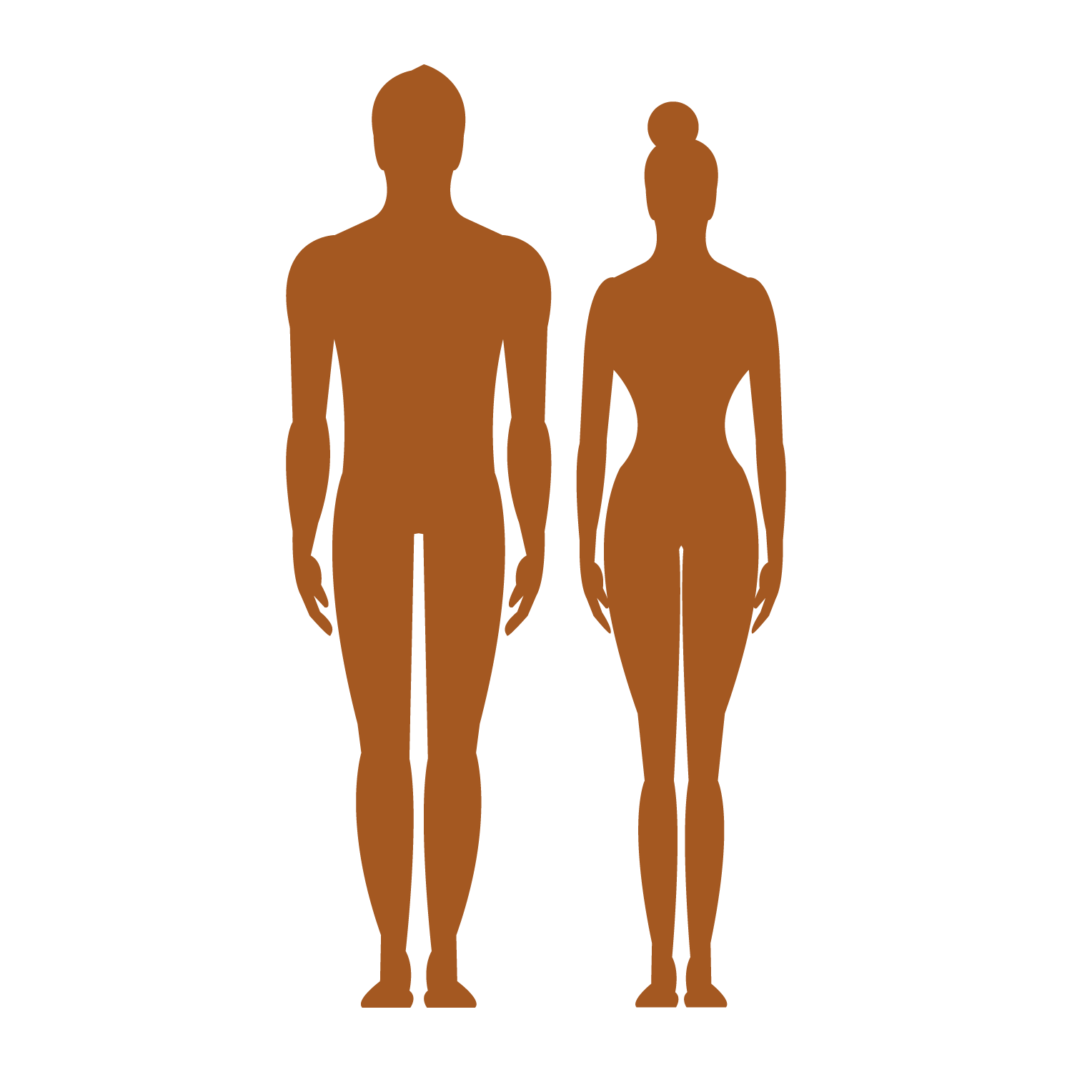 Human body Silhouette Clip art Vector man woman sign body profile png
