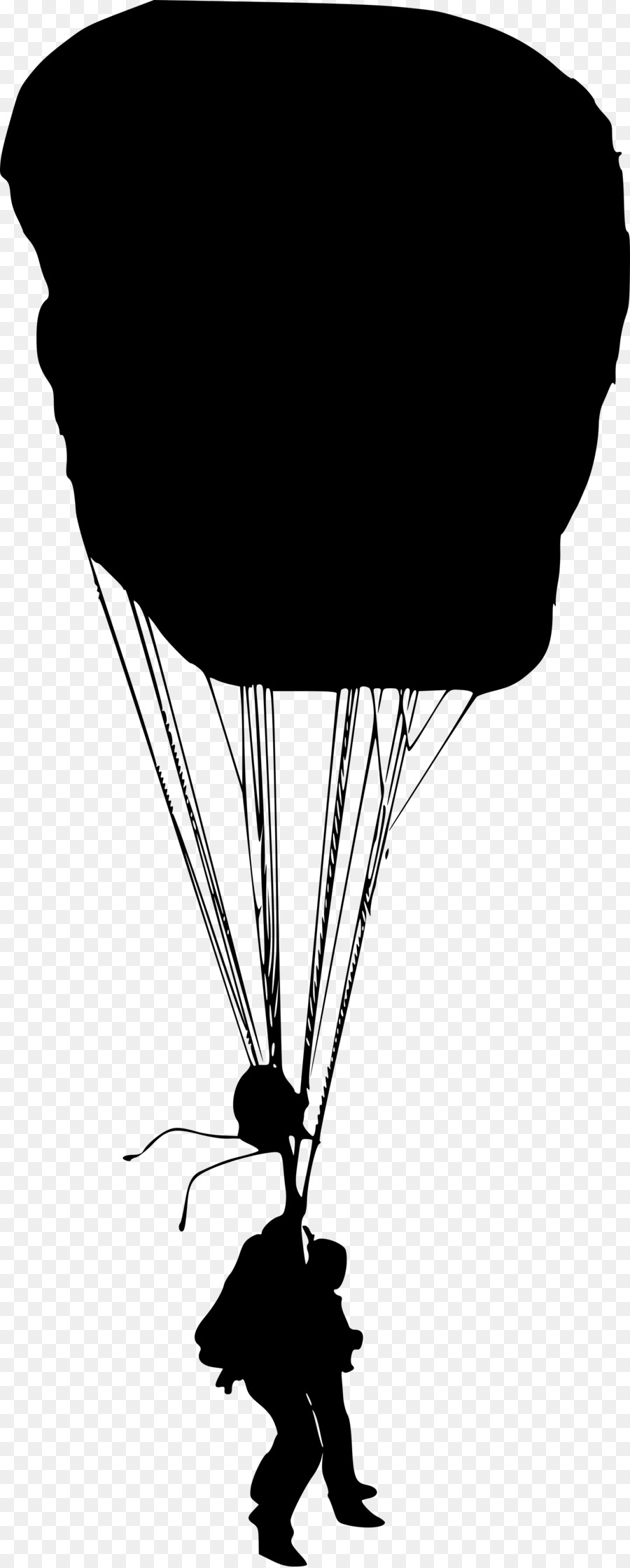 Leather / Red/Blue Silhouette Paratrooper Photography Black & White - M - mary poppins silhouette png transparent png download - 1746*4341 - Free Transparent Leather  Redblue png Download.