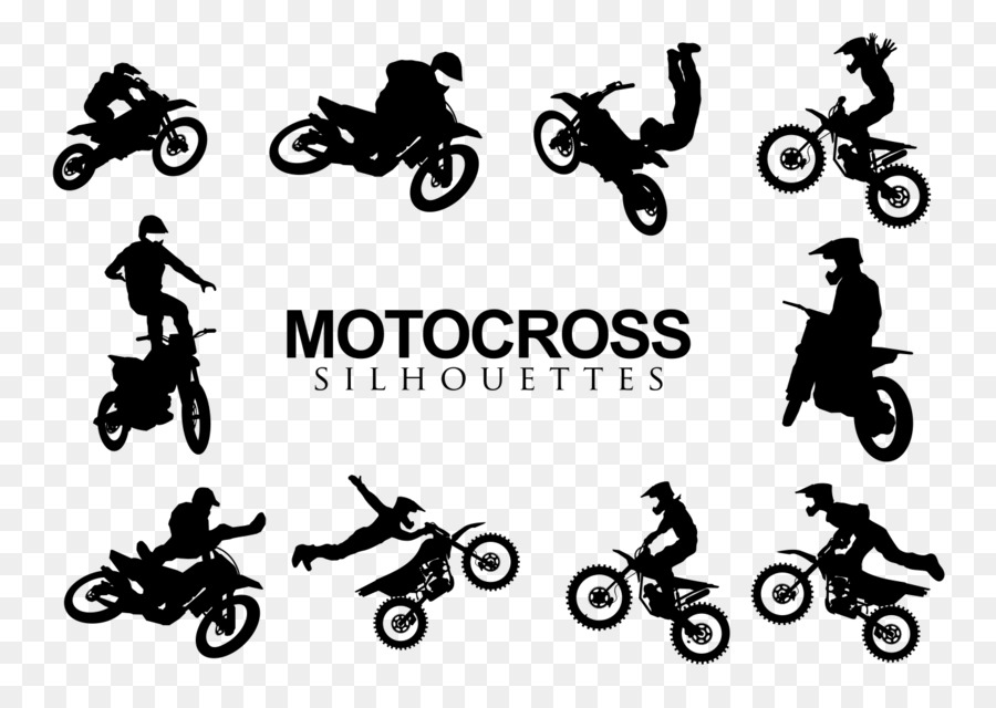 Silhouette Motocross Motorcycle - motocross png download - 1400*980 - Free Transparent Silhouette png Download.