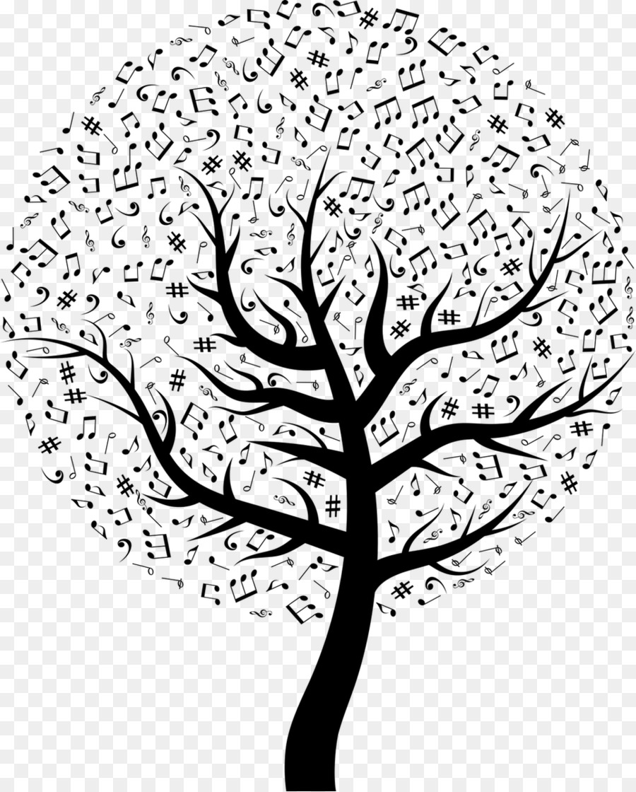 Musical note Portable Network Graphics Clef Image - tree of life drawing png vector png download - 965*1200 - Free Transparent Musical Note png Download.