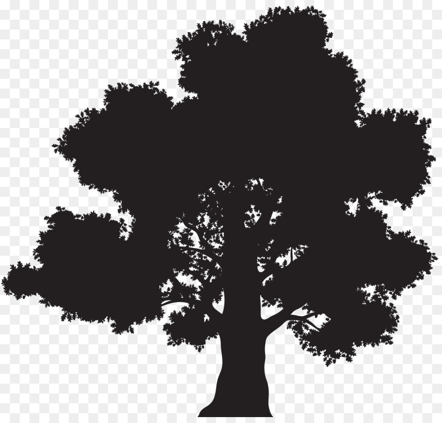 Oak Tree Drawing Clip art - silhouettes clipart png download - 8000*7536 - Free Transparent Oak png Download.
