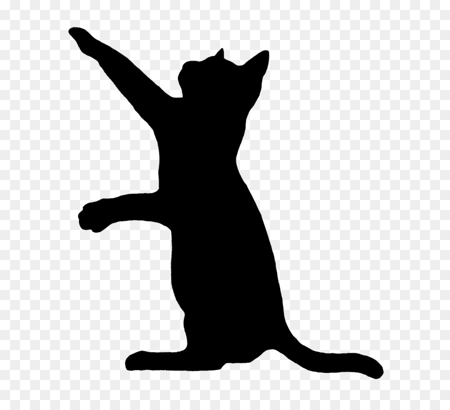 Black cat Kitten Silhouette Clip art - Cat png download - 700*801 - Free Transparent Cat png Download.
