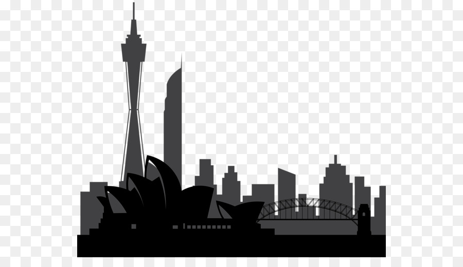 City of Sydney Silhouette Clip art - city silhouette png download - 600*501 - Free Transparent City Of Sydney png Download.